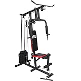 ISE Station de Musculation Banc de Musculation Multifonction avec Poids SY-4002