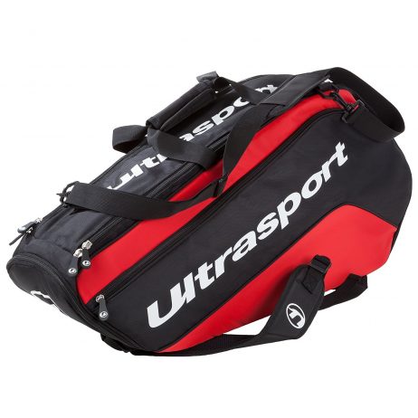 Sac à Raquettes Bullpadel Tour Noir - Poches Dédiées, Grande Capacité, Poignées Rembourrées - 5